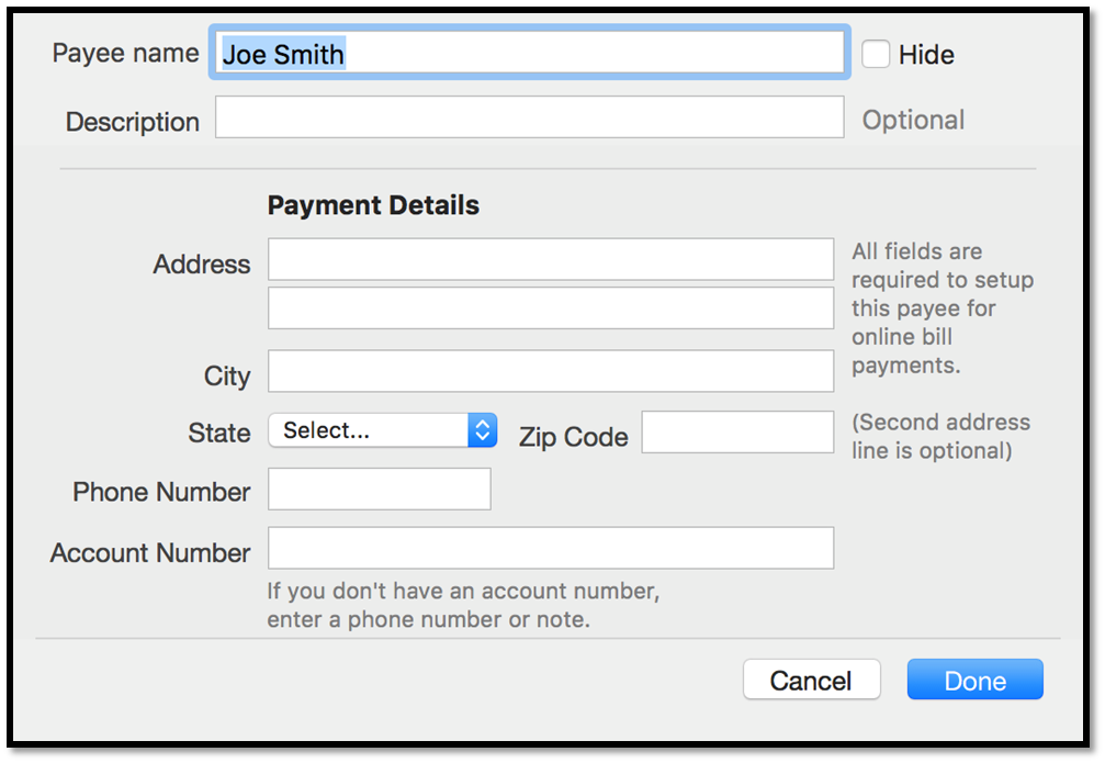 Can You Pay Bills Online With Quicken For Mac